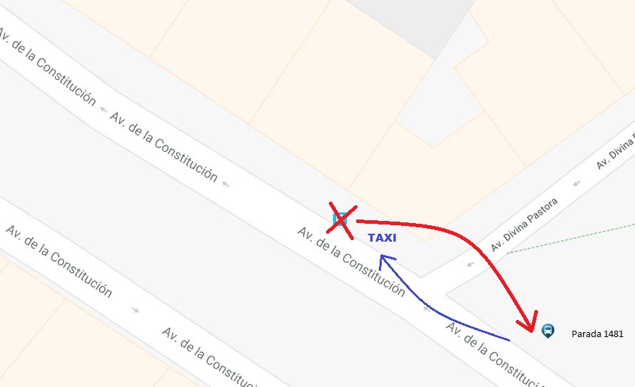 Reubicación parada triunfo