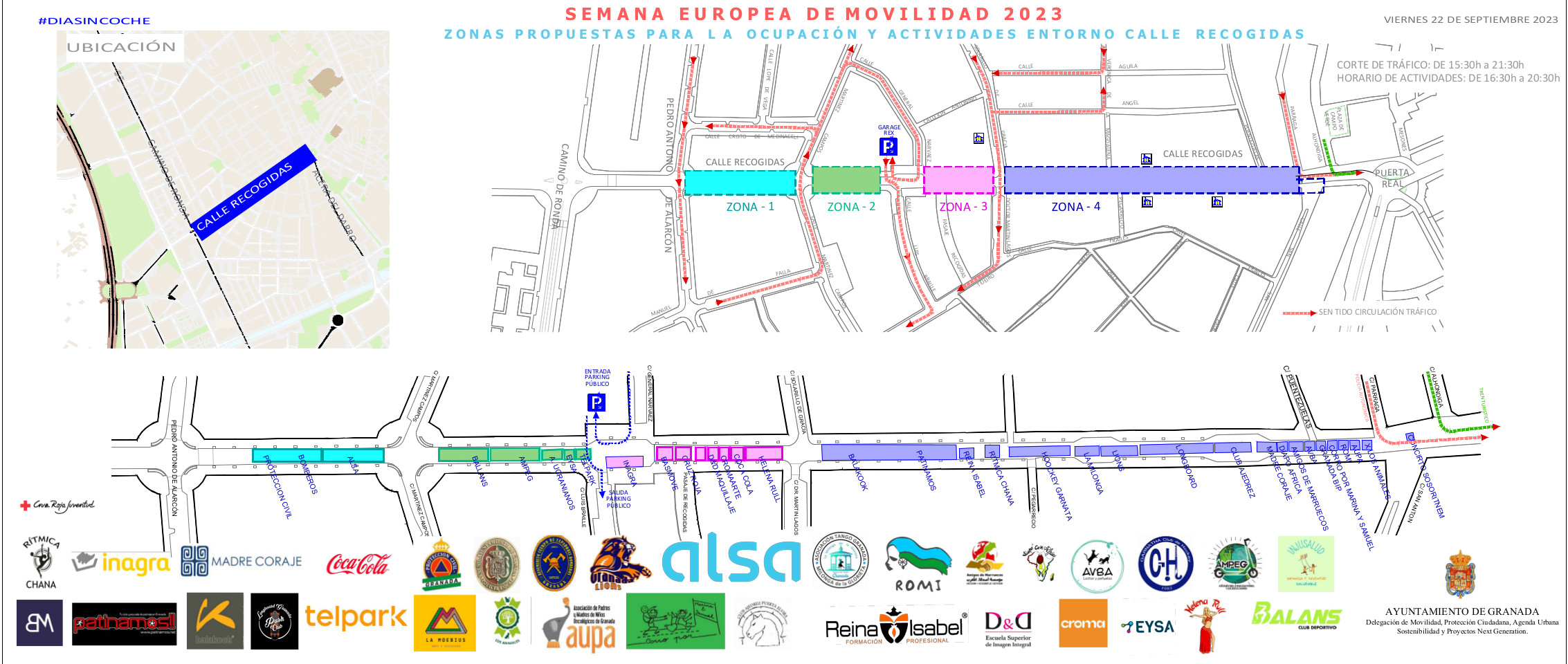 Plano Dia Sin Coche Recogidas sem2023